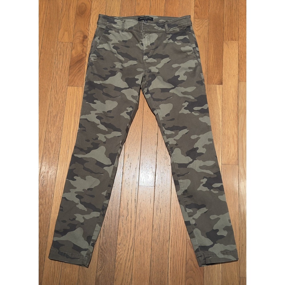 Banana Republic Sloan Skinny Pants Womens Size‎ 2 Camo Stretch Ankle